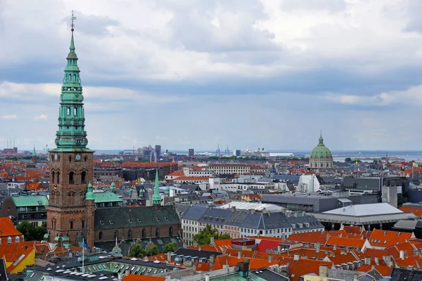 Letecký pohled na Kodaň — Stock fotografie