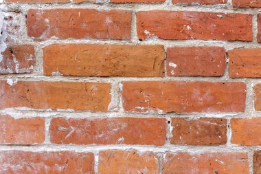 Kırmızı tuğla duvarın duvar veya dokusu