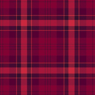 Tartan seamless modeli. Kırmızı ve mor ekose. Tartan flanel arka plan. Trendy fayans illüstrasyon duvar kağıtları için