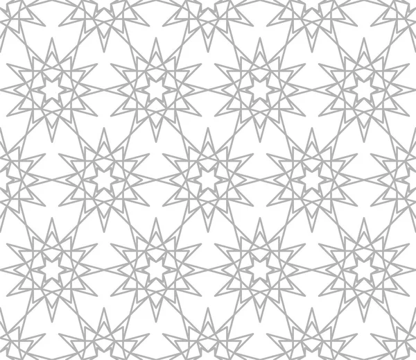 Modèle Géométrique Abstrait Avec Croisement Lignes Grises Sur Fond Blanc — Image vectorielle