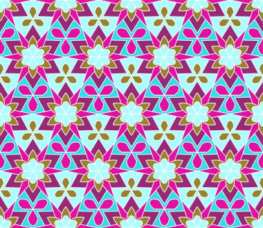 Soyut desen Arap tarzı. Sorunsuz vektör arka plan. Arabesk arka plan deseni.