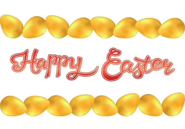 Ilustraţie Ilustrație Grafică Vectorială Happy Easter Typography Background Vacanţă Paşte — Vector de stoc