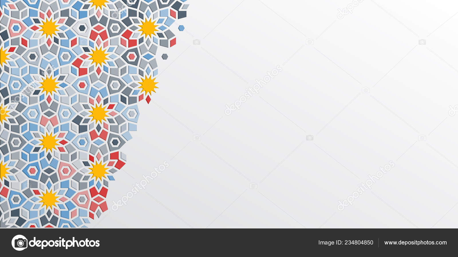 Download Arabic islamic. Moroccan pattern. Textile ornament. Arabic floral border. Islamic ornament ...