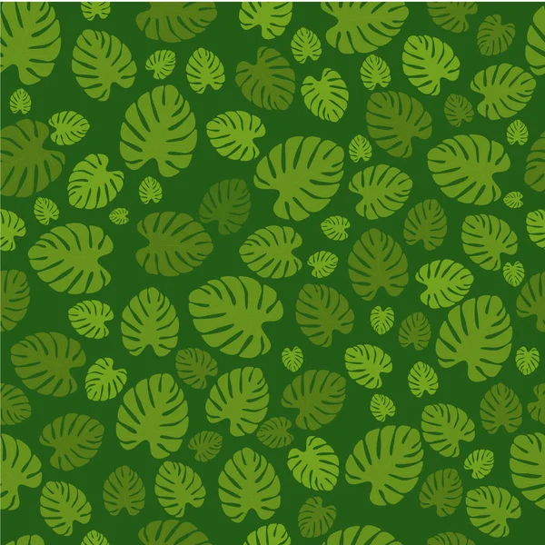 Patrón abstracto vector moderno con oasis tropical. Fondo floral de verano con hojas de palma. Fondo de vacaciones de verano. Patrón vectorial simple para impresión textil de naturaleza . — Archivo Imágenes Vectoriales