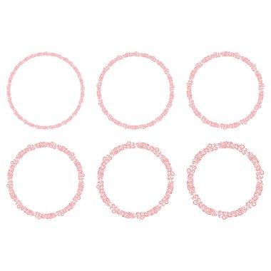 Dekoratif tasarım için temel Rgbround çerçeve. Tebrik kartı vektörü. Vektör tatil çerçevesi. Güzel soyut kavram. Vintage arka plan. Vektör şablon seti.