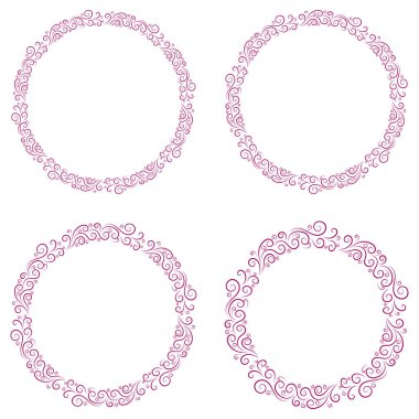 Dekoratif tasarım için temel Rgbround çerçeve. Tebrik kartı vektörü. Vektör tatil çerçevesi. Güzel soyut kavram. Vintage arka plan. Vektör şablon seti.