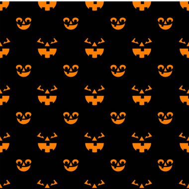 Modern cadılar bayramı, herhangi bir amaç için büyük tasarım. Kabakile soyut dekorasyon arka plan. Vektör arka plan deseni. Vektör soyut kabak illüstrasyon. Cadılar Bayramı parti ürkütücü tasarım deseni.