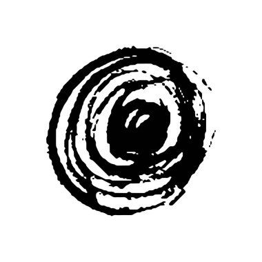 El karalama stiliyle çizilmiş. Çizgi çizme. Vektör soyut afiş tasarımı. İş sunumu. Vektör amblemi. Çember çerçeve. Beyaz arkaplanda elle çizilmiş resim.