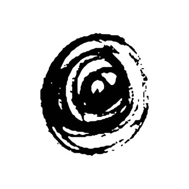 El karalama stiliyle çizilmiş. Çizgi çizme. Vektör soyut afiş tasarımı. İş sunumu. Vektör amblemi. Çember çerçeve. Beyaz arkaplanda elle çizilmiş resim.