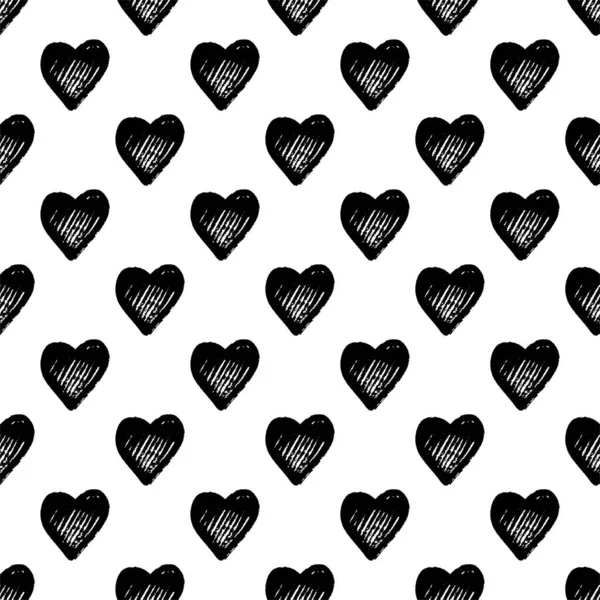 Patrón retro sin costuras. Corazón aislado vectorial. Diseño moderno y sencillo. Plantilla abstracta. Elemento de diseño de plantilla. Fondo vintage. Ilustración vectorial art. Fondo abstracto con corazones . — Foto de stock gratis