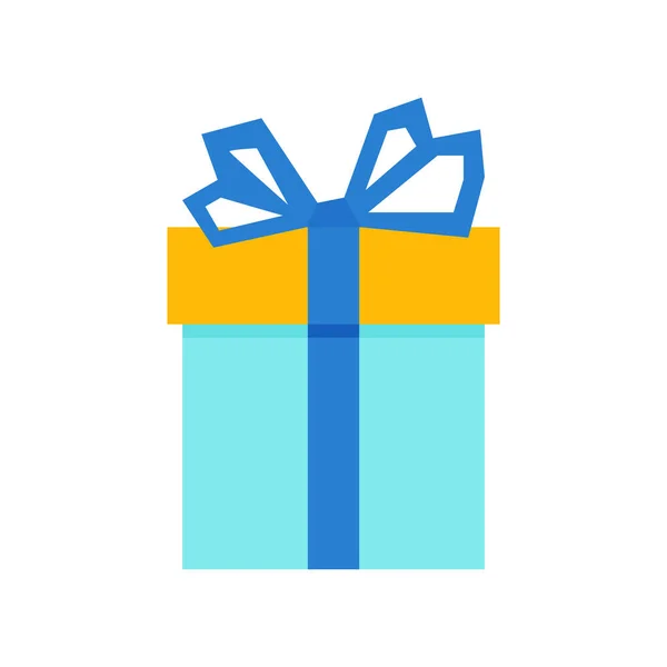 Forma de objeto vector. Vector sorpresa caja de regalo. Diseño de icono de regalo. Decoración de Navidad. Aniversario, cumpleaños. Diseño ilustrativo colorido. Ilustración aislada. Tarjeta de felicitación plantilla. Símbolo sorpresa . — Vector de stock