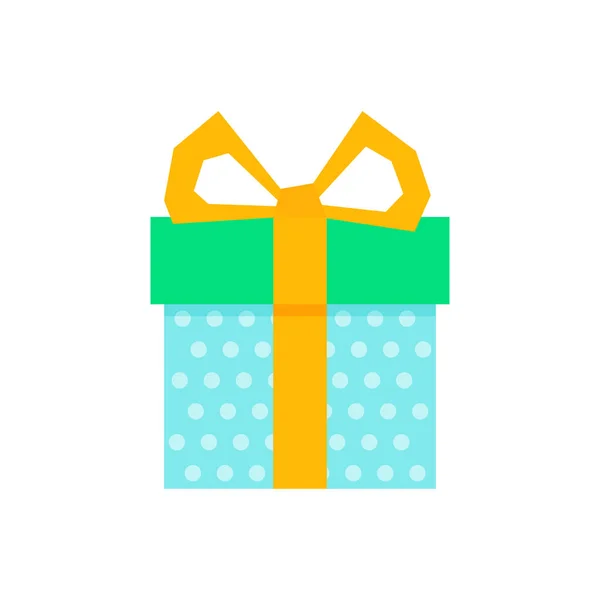 Forma de objeto vector. Vector sorpresa caja de regalo. Diseño de icono de regalo. Decoración de Navidad. Aniversario, cumpleaños. Diseño ilustrativo colorido. Ilustración aislada. Tarjeta de felicitación plantilla. Símbolo sorpresa . — Vector de stock