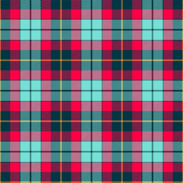 スコットランドは タータンシームレスなパターンを果たした タータンがデザインを担当 スコットランド風の幾何学模様をチェック フランネルシャツ生地 装飾紙 ファッションファブリックと家のインテリアデザインのためのスーツ — ストックベクタ