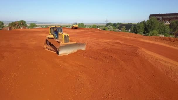 Tulcea Rumanía Junio 2019 Vista Aérea Depósito Mineral — Vídeo de stock