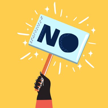 Hiçbir yazı ile plaka sarı arka plan üzerinde tutan eller