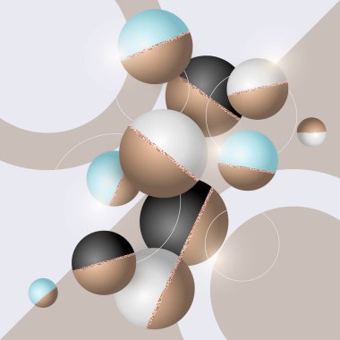 Pastel renklerle Tasarım Noel topları