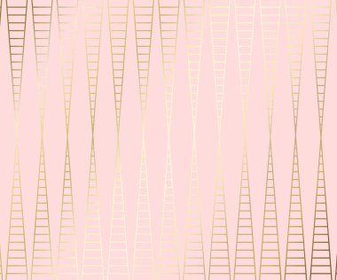 Pastel pembe arka plan, soyut geometrik arka planını sanatsal altın hatta