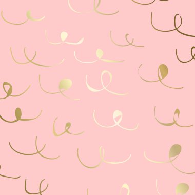 Pastel pembe arka plan, soyut geometrik arka planını sanatsal altın hatta