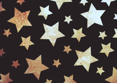 yıldız, şık arka plan siyah ve altın soyut desen