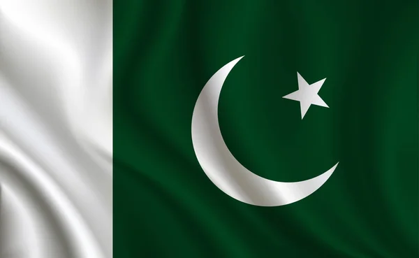 Vector Festivo Ilustración Del Día Independencia Pakistán Celebración Agosto Elementos — Vector de stock