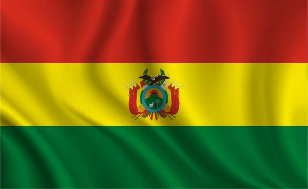 Bolívia Augusztus Ünneplik Függetlenség Napja Ünnepi Illusztráció Vektor Vector Design — Stock Vector