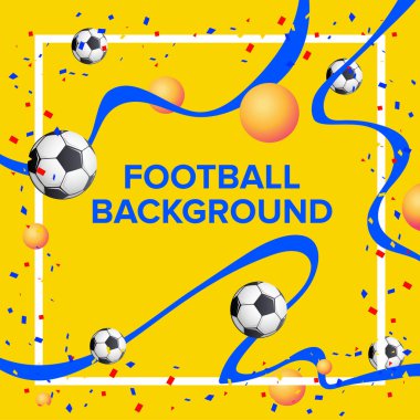Futbol arka plan tasarımı, vektör çizim.