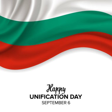 vektör 6 Eylül tarihinde Bulgaristan kutlama zamanımda birleşme şenlikli Illustration. Milli gün tasarım unsurları vektör. tatil grafik simgeler. Ulusal günü