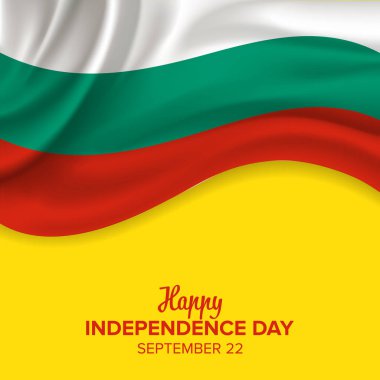 vektör Bulgaristan kutlama 22 Eylül bağımsızlık günü Festival Illustration. Milli gün tasarım unsurları vektör. tatil grafik simgeler. Ulusal günü