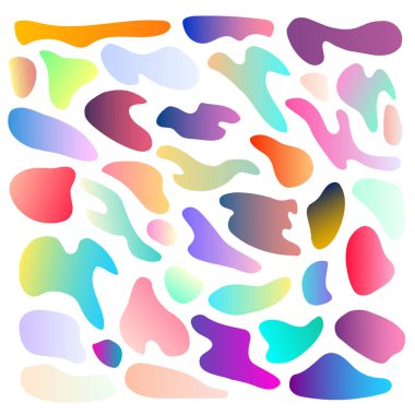 renkli lekeler arka plan illüstrasyon vektör