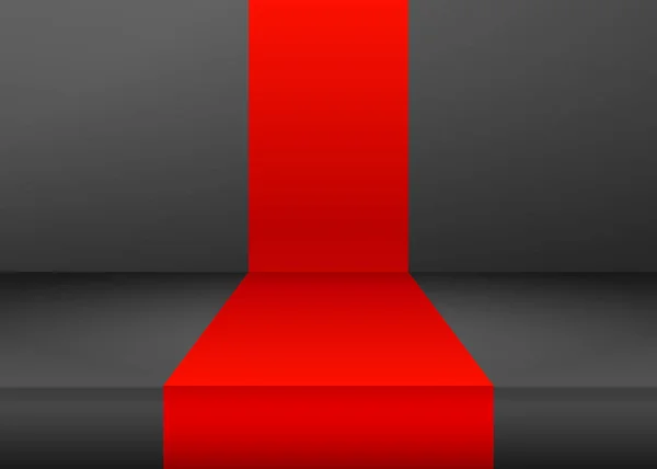 Roter Und Schwarzer Vektor Hintergrund Illustration — Stockvektor