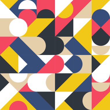 Geometrik şekil süsleme. Modern şık doku.