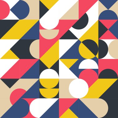 Geometrik şekil süsleme. Modern şık doku.