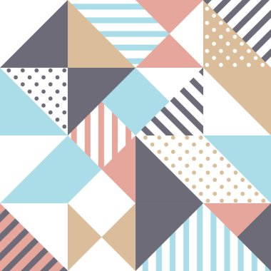 Geometrik şekil süsleme. Modern şık doku.