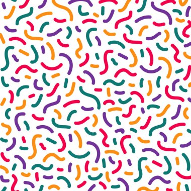 Dikişsiz sanatsal desen, vektör çizim