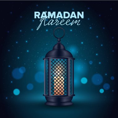 Ramazan şenlikli desen, İslami tatil vektör illüstrasyon