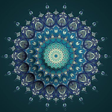 Ramazan kutlamaları için soyut şenlik kalıbı 