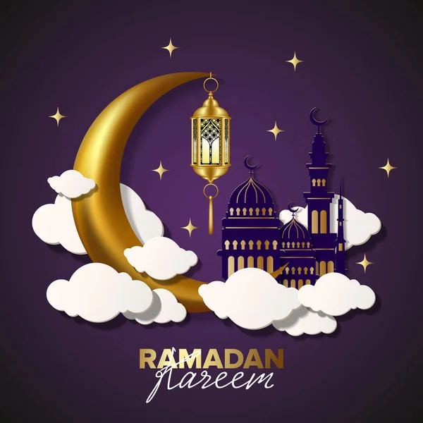 Ramadan Festive Pattern Islamic Holiday Vector Illustration — Stock Vector