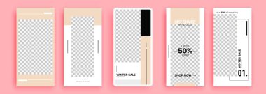 vektör satış etiketleri, yüzde 50 satış