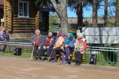 victory day rally 9 may 2018 year. On route Chudovo - Oskuy.