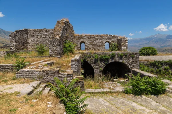 Gjirokaster 성 유네스코 세계 유산 사이트, 알바니아 — 스톡 사진