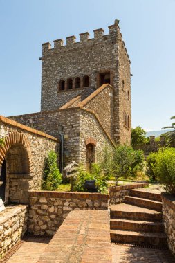 Venedik Kalesi alan antik şehir Buthrotum, Butrint, Arnavutluk