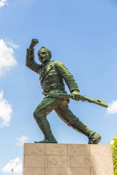 Estatua de un soldado desconocido en Tirana, Albania . —  Fotos de Stock