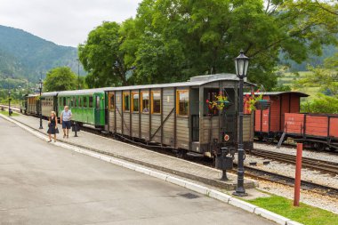 Eski Tren İstasyonu Sırbistan Mokra Gora dağda