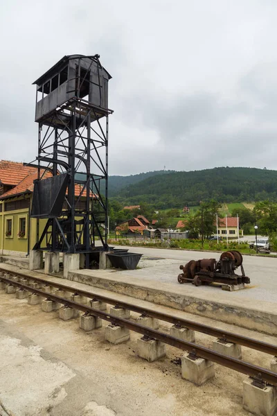 Estación Sargan Vitasi. A partir de aquí comienza el llamado Sargan Ocho patrimonio de calibre estrecho . — Foto de Stock