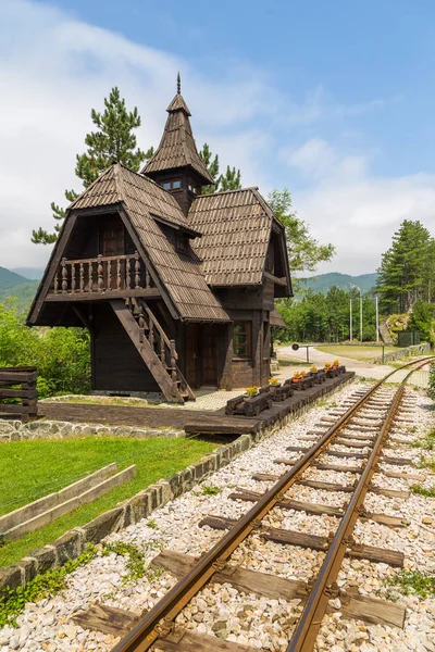 Dworzec kolejowy Jatape na Sargan 8 - Sargan, osiem - Sagarnska Osmica, Serbia. — Zdjęcie stockowe