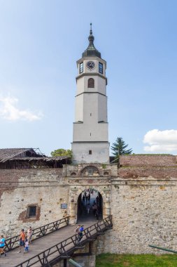 Belgrad kale Kalemegdan Park, Belgrade, Sırbistan.