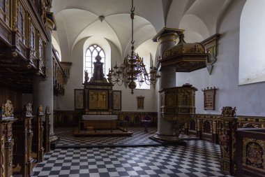 Kilisenin yapılan Kronborg Palace, Helsingor, Danimarka.