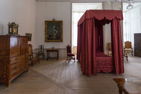 Poślizgiem pokój w pałacu Kronborg w Helsingor, Dania. — Zdjęcie stockowe