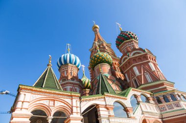 Saint Basils Kızıl Meydan haliyle Katedrali. Moscow, Rusya Federasyonu.