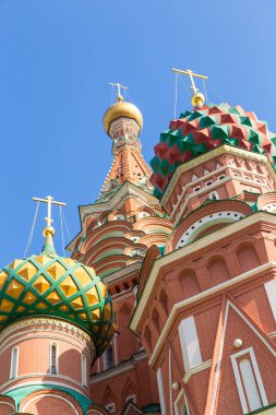 Saint Basils Kızıl Meydan haliyle Katedrali. Moscow, Rusya Federasyonu.